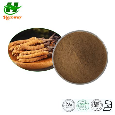 Herbway Kosher Halal Fssc Haccp Certified Cordyceps Extract Powder