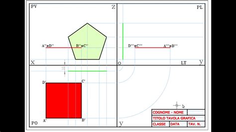 Proiezioni Ortogonali Di Figure Piane YouTube