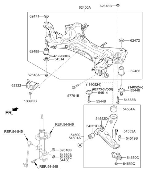 W Genuine Kia Arm Complete Front Lower