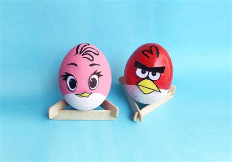 Angry Birds Easter Egg Craft + Free Printable