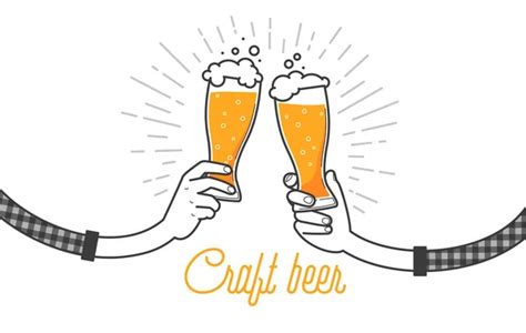 Holding Beers Vector Art Stock Images Depositphotos