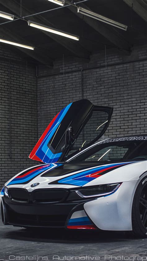 Download wallpaper car, BMW, logo, BMW I8, by L Castelijns, section bmw ...