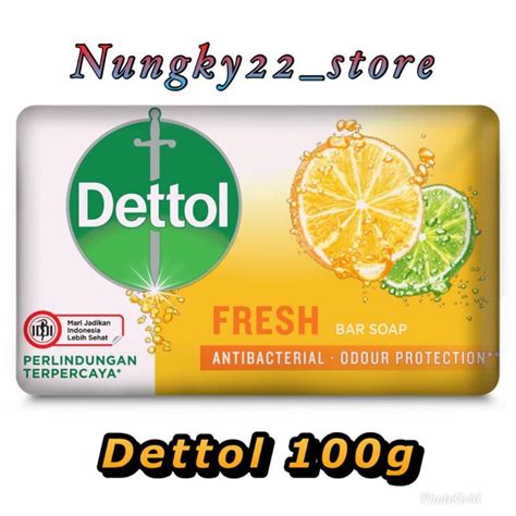 Jual Dettol Sabun Mandi Batang Gr Fresh Shopee Indonesia