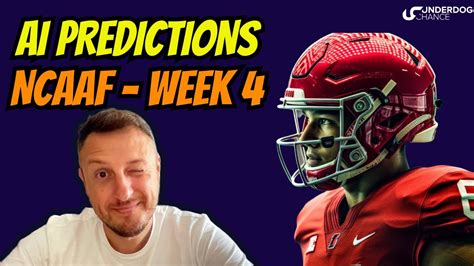 College Football Picks Week 4 Ncaaf Artificial Intelligence Betting