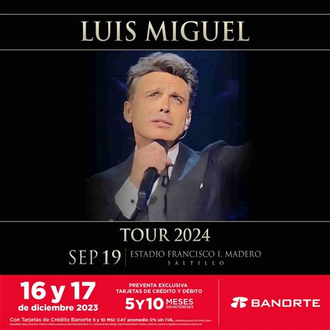 Este Lunes Arranca La Venta General De Boletos Para Luis Miguel En