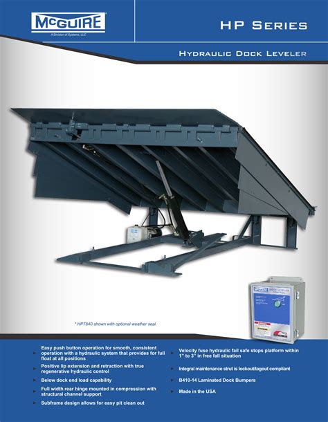 McGuire Catalogs HP Series Hydraulic Dock Leveler ARCAT