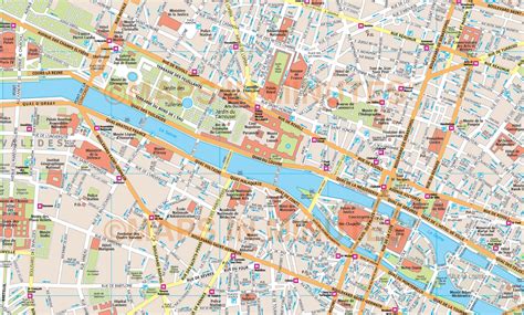 royalty free paris illustrator vector format city map