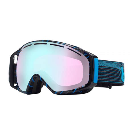 Bolle Gravity Grey And Blue Ski Goggle With Mod Vermillon Lens