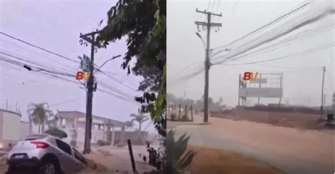 VÍDEO Cratera se abre e engole carro em Feira de Santana durante temporal