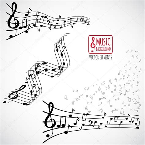 Various Music Notes Background Stock Vector Image By Ajjjgul 55225567