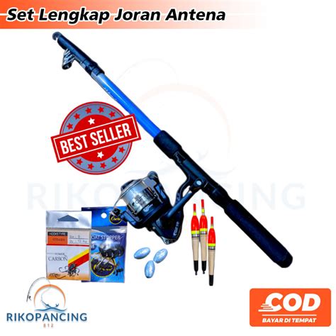 Jual Set Lengkap Pancing Murah Joran Antena Cm Cm Shopee