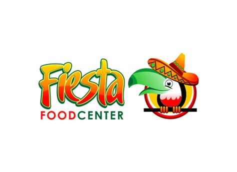 Fiesta Food Center Grocery Store Logo By Thehomes