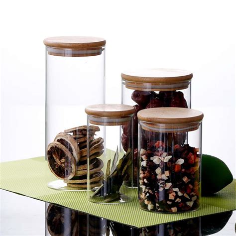 Custom High Borosilicate Glass Storage Jar For Tube Shaped Glass