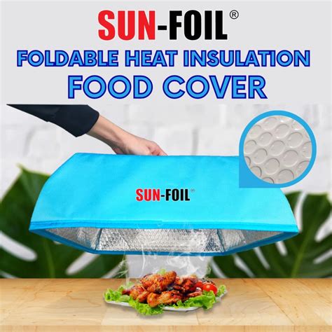 Sunfoil Foldable Heat Insulation Food Cover Tudung Saji Penebat Haba Penutup Sayur Shopee Malaysia