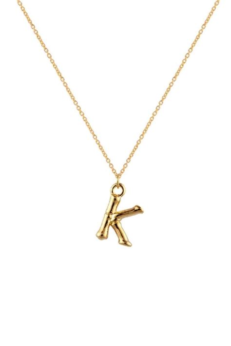 Letter K Necklace K Necklace Letter K Necklace Dream Jewelry