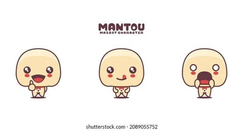 Cute Bread Characters Vector Cartoon Set Stock Illustration 1903851094