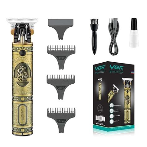 VGR V 085 Rechargeable Hair Clippers With Zero Gapped Baldheaded T