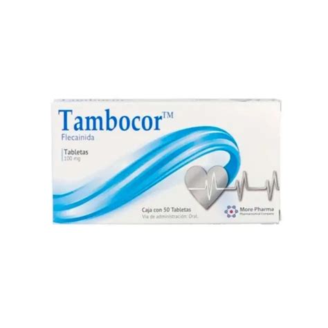 Tambocor Flecainida 100 Mg C 50 Tabletas