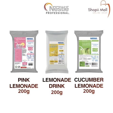 Nestle Lemonade Pink Lemonade Cucumber Lemonade G Lazada