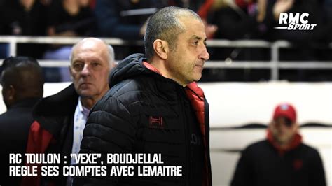 RC Toulon Vexé Boudjellal règle ses comptes avec Lemaître