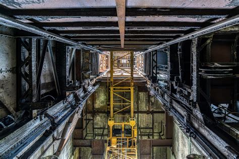 Puits Simon Abandoned Coal Mine Looking Up T Flickr