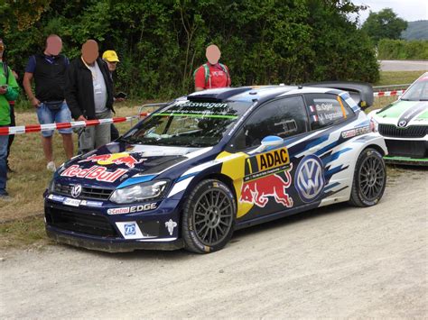 VW Polo R WRC Sebastien Ogier Julien Ingrassia Im Servicepark Der