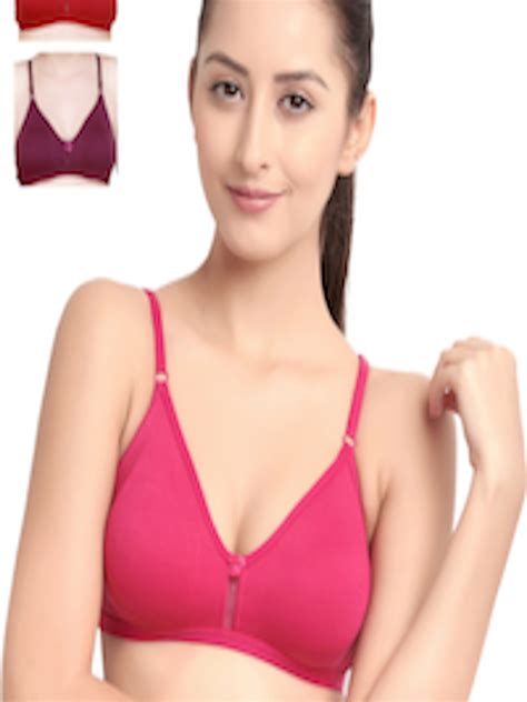 Buy Floret Pack Of 3 Full Coverage T Shirt Bras Bra For Women 1374265 Myntra