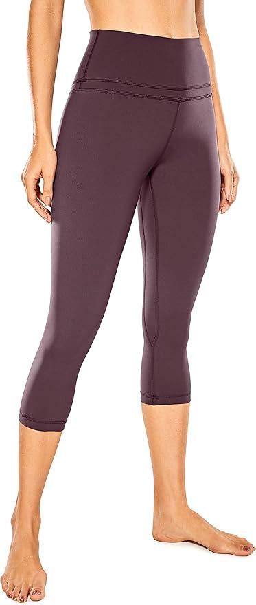 Amazon Crz Yoga Women S Naked Feeling Workout Capris Leggings