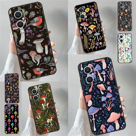 Trippy Mushroom Case For Oppo Reno 13 13f 12 F 11 8t 7 8 10 Pro Oppo