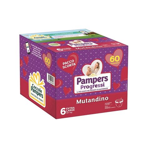 Pampers Progressi Mutandino Extra Large Confezione Quadrupla Pannolini