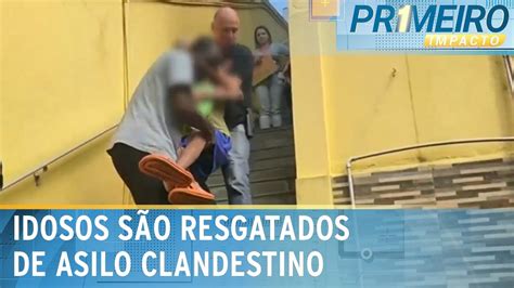 Quase 20 idosos são resgatados de asilo clandestino no RJ Primeiro