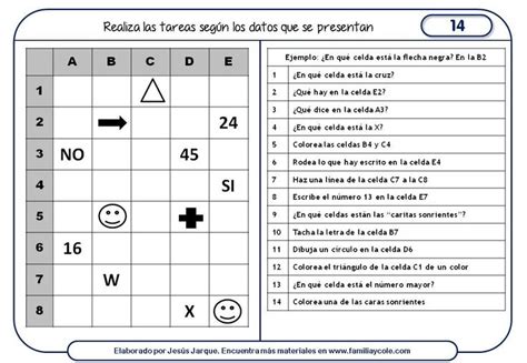 Ejercicios Para Comprender Instrucciones Escritas Para Descargar E