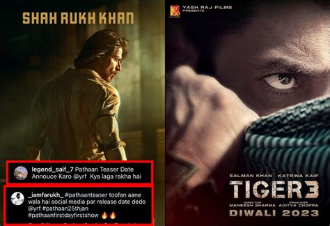 Tiger 3 to Pathaan: Complete line-up of Salman Khan and Shah Rukh Khan ...