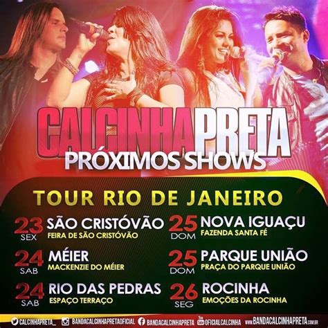 Agenda Da Banda Calcinha Preta Tour Rj Portal Cearabelha Noticias