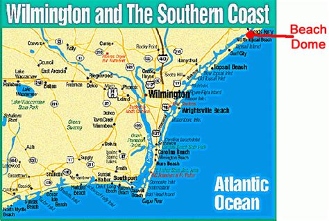 Map Of Nc Beaches | Beach Map