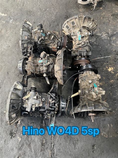 Hino 300 Wo4d 5 Speed Gear Box Lorry Used Spare Parts Engine Gearbox Malaysia