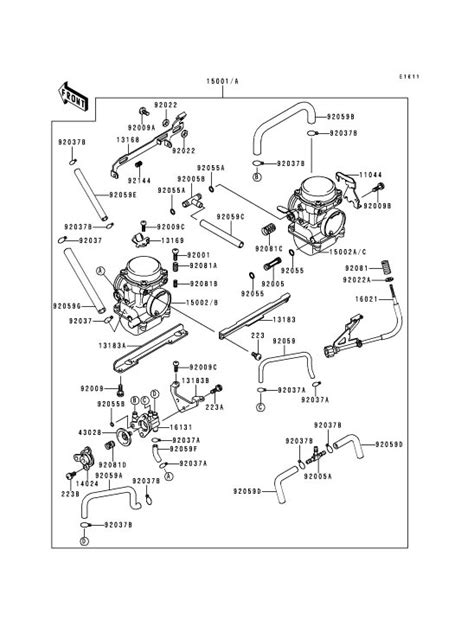 Ninja 250 Carburetor Diagram