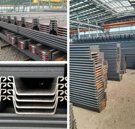 U Shaped Hot Rolled Steel Plate Cold Formed Steel Sheet Pile Aisi Astm