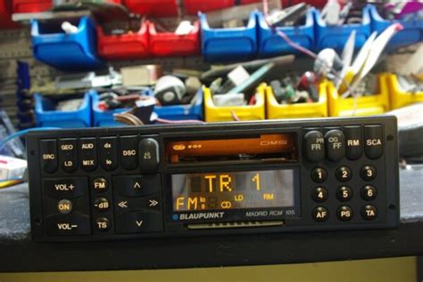 Oldtimer BLAUPUNKT MADRID RCM 105 Autoradio Mit Cassette Und