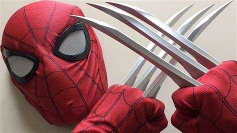 Spiderman MCU Unboxing Realife WOLVERINE ADAMANTIUM CLAW - YouTube