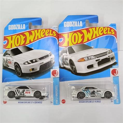 Jual Hot Wheels D D NISSAN SKYLINE GT R R R GODZILLA Putih LOT D Shopee
