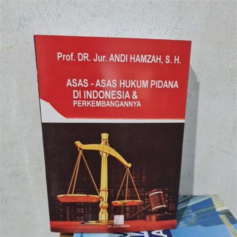 Jual Asas Asas Hukum Pidana Di Indonesia Dan Perkembangannya By Andi