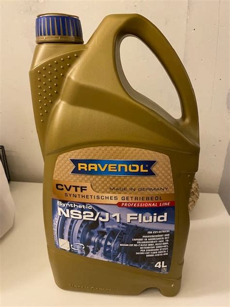 121111400401999 Масло АКПП RAVENOL CVTF NS2 J1 Fluid 4 литра RAVENOL