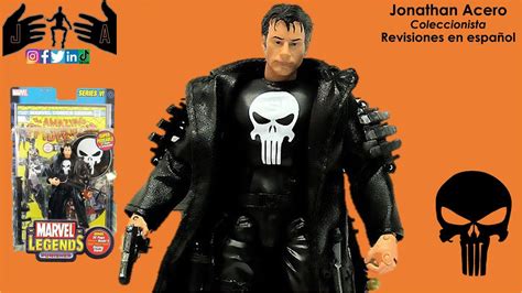 Punisher Marvel Legends Serie Vi Toy Biz Toy Review Juguete Revisión En Español Jonathan Acero