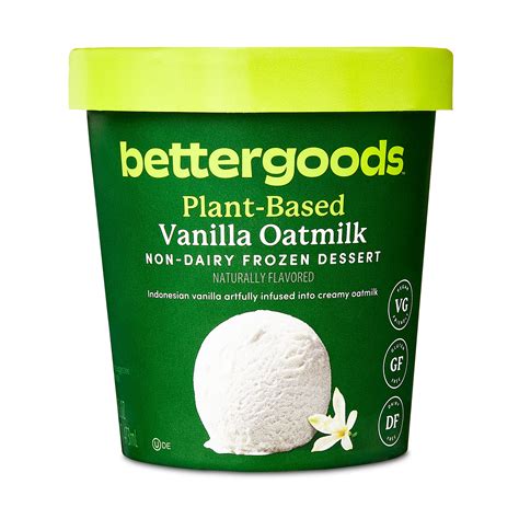 Bettergoods Plant Based Vanilla Oatmilk Non Dairy Frozen Dessert Fl