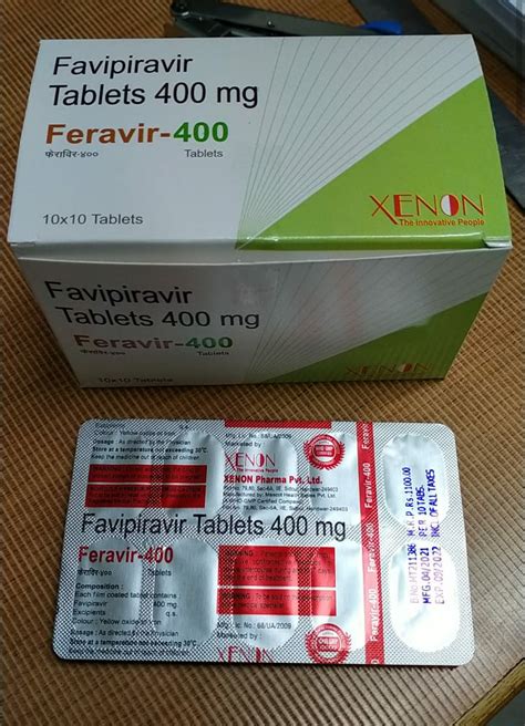 Favivir Favipiravir 400 At Rs 1100 Strip In Sangamner ID 23351059855