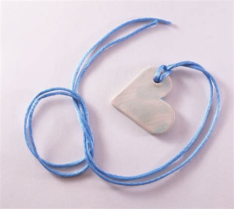 Blue Heart Necklace Heart Necklace Blue Heart Pendant - Etsy