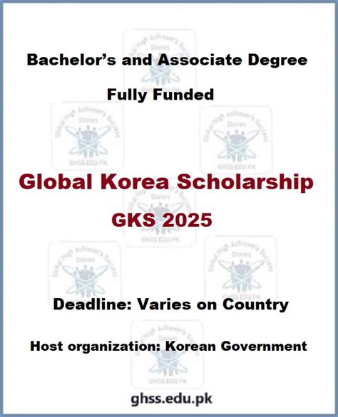 Global Korea Scholarship Gks Fully Funded