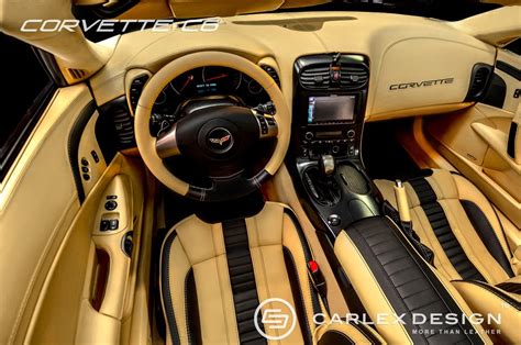 Corvette C6 Custom Interior: Pepper & Vanilla - autoevolution