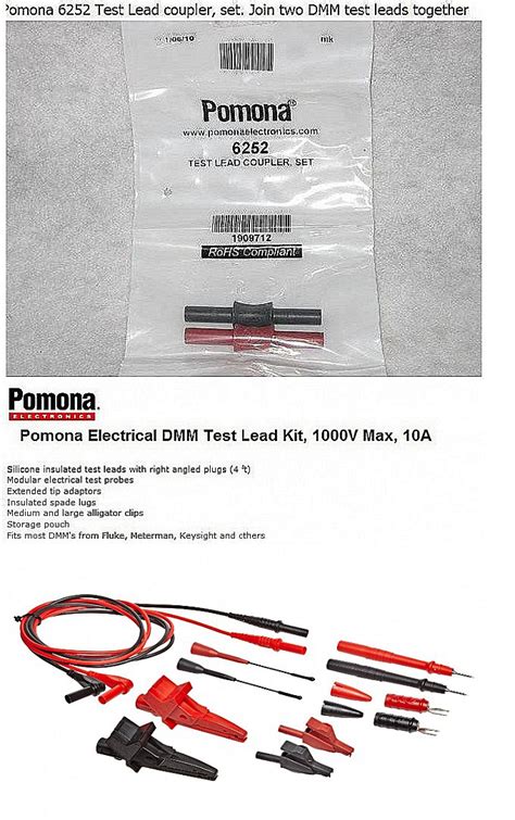 Pomona Standard Dmm Test Lead Kit Usa